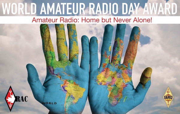 World Amateur Radio Day 2021 Home But Never Alone VERON